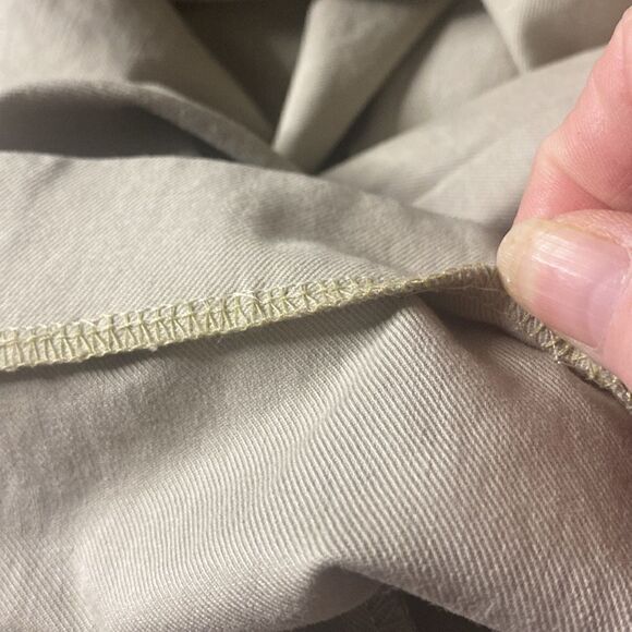 Tori Richard Mens Size 34x30 Tan Khaki Chino Stretch Straight Trouser Pants - Picture 6 of 6